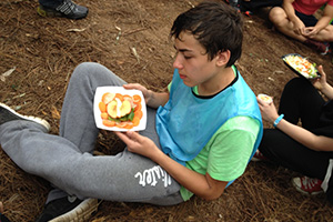 alunos com patro do top chef VIA